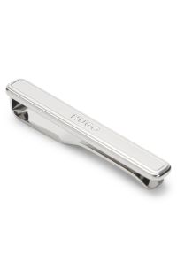 Stainless-steel tie clip, Silver tone