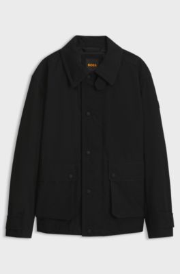 Cotton-blend jacket, Black