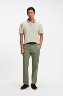 Cotton polo shirt, Light Beige