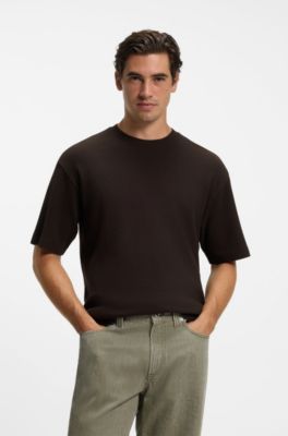 Relaxed-fit T-shirt , Dark Brown