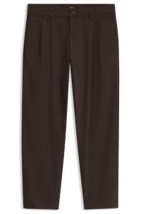 Straight-fit trousers, Brown