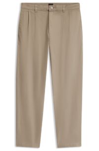 Straight-fit trousers, Light Brown