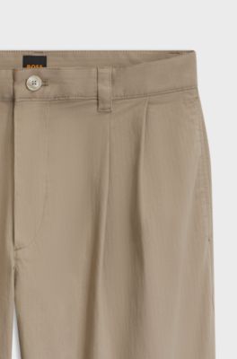 Straight-fit trousers, Light Brown
