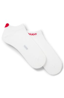 2-pack ankle socks, White