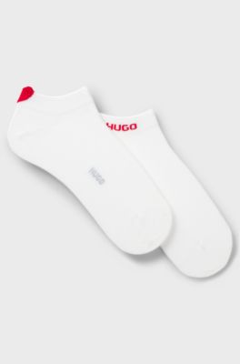 2-pack ankle socks, White