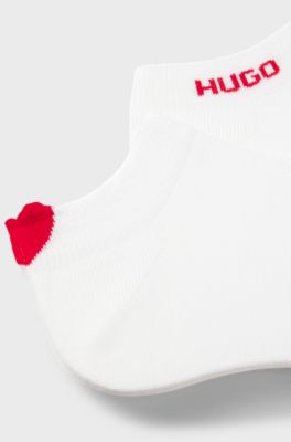 2-pack ankle socks, White