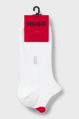 2-pack ankle socks, White