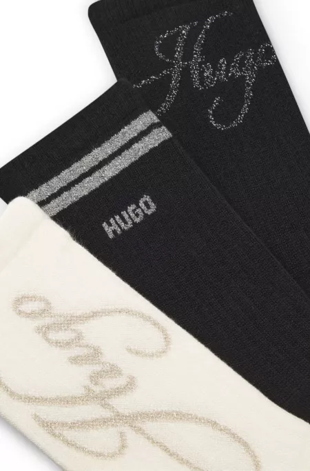 Lot de trois paires de chaussettes courtes