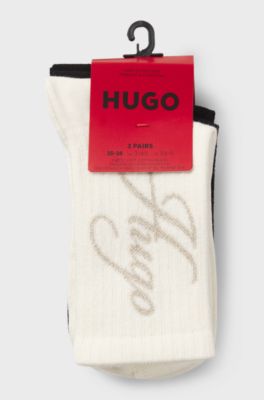 Three-pack quarter-length socks, Patterned