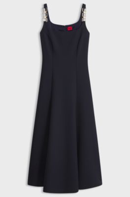 Chain-strap maxi dress, Dark Blue