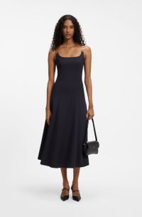 Chain-strap maxi dress, Dark Blue