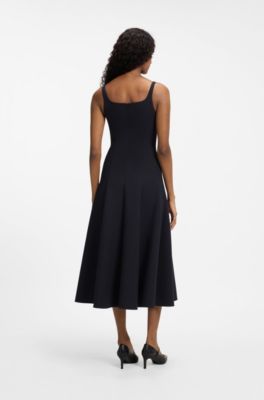 Chain-strap maxi dress, Dark Blue