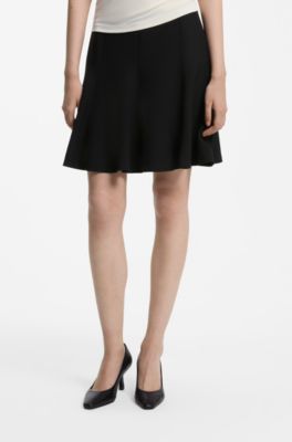 Flared mini skirt, Black