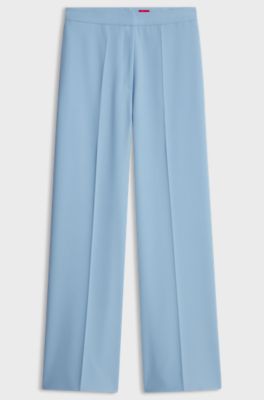 Straight-fit trousers , Light Blue
