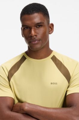 Active moisture-wicking T-shirt, Yellow