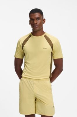 Active moisture-wicking T-shirt, Yellow