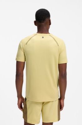 Active moisture-wicking T-shirt, Yellow