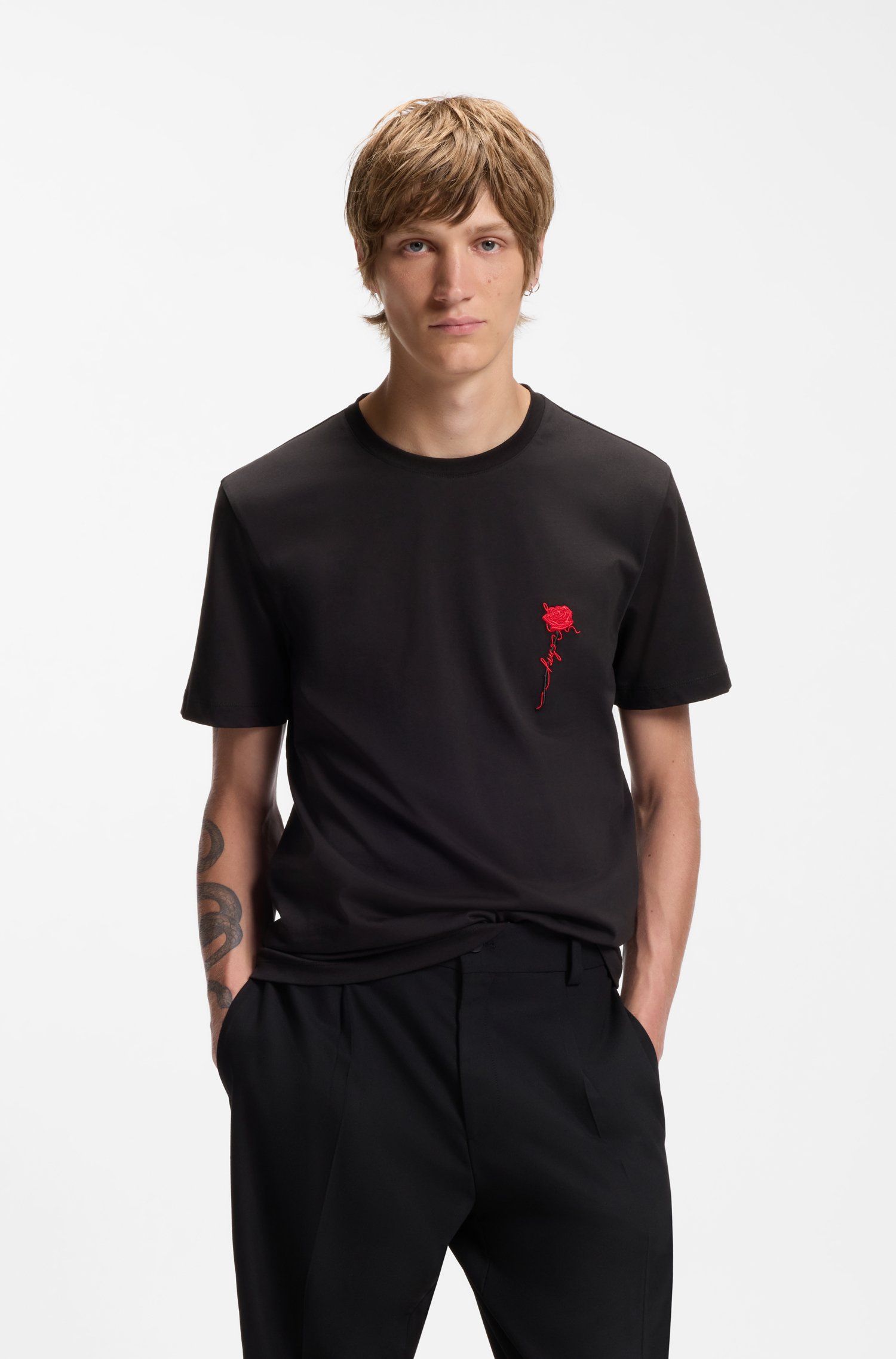 Hugo T-shirt 'Diflow' herr – bild 8
