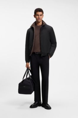 Reversible zip-up jacket, Black