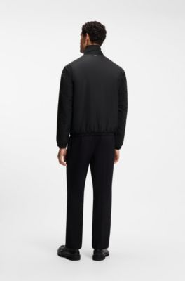 Reversible zip-up jacket, Black