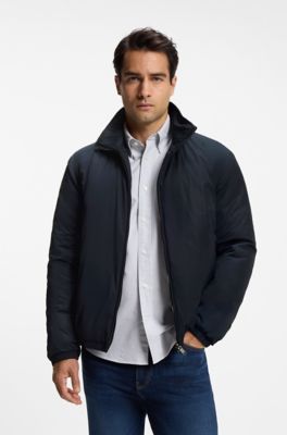 Chaqueta reversible con cremallera, Azul oscuro