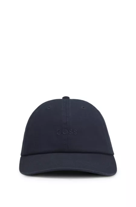 Cotton-twill cap with embroidered logo