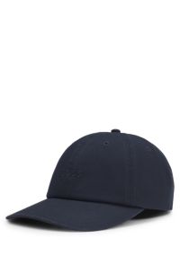 Cotton-twill cap with embroidered logo, Dark Blue