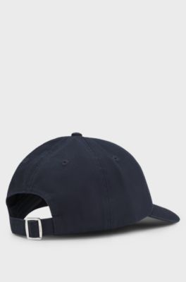 Cotton-twill cap with embroidered logo, Dark Blue