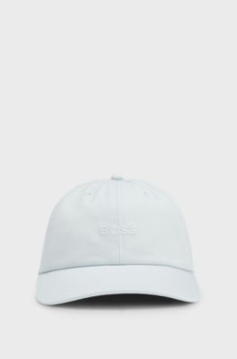 Cotton-twill cap with embroidered logo, Light Blue