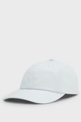Cotton-twill cap with embroidered logo, Light Blue