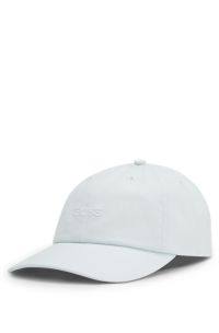 Cotton-twill cap with embroidered logo, Light Blue