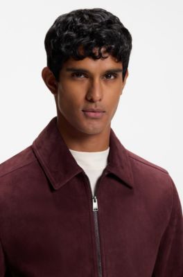 Suede jacket, Dark Brown