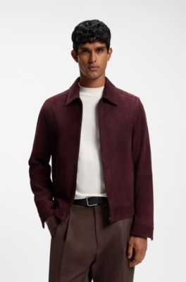 Suede jacket, Dark Brown