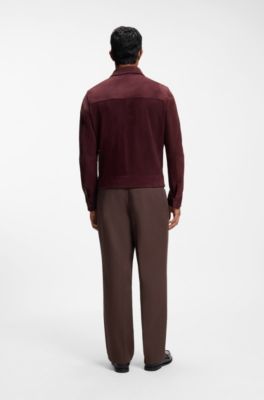 Suede jacket, Dark Brown