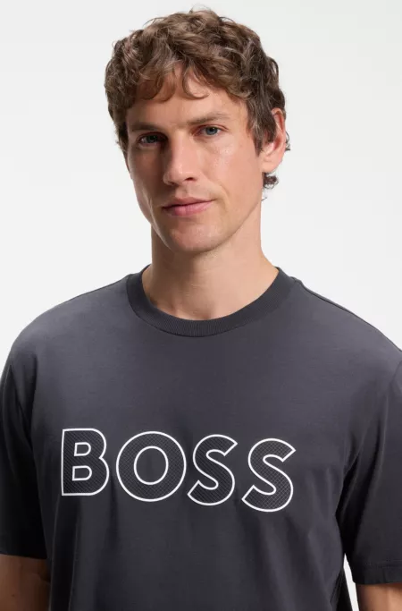 T-Shirt aus Baumwolle mit Logo