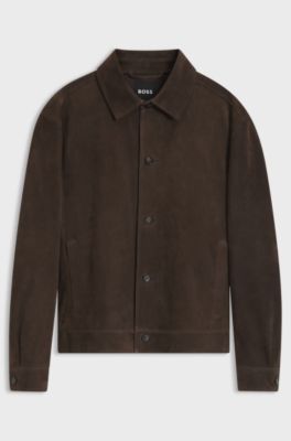 Suede jacket, Dark Brown