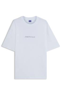 Hugo Blue Oversized Tee_B_18 t-shirts dam – bild 10