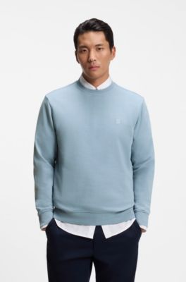 Cotton-terry sweatshirt, Light Blue