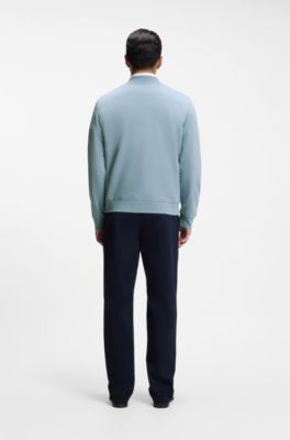 Cotton-terry sweatshirt, Light Blue