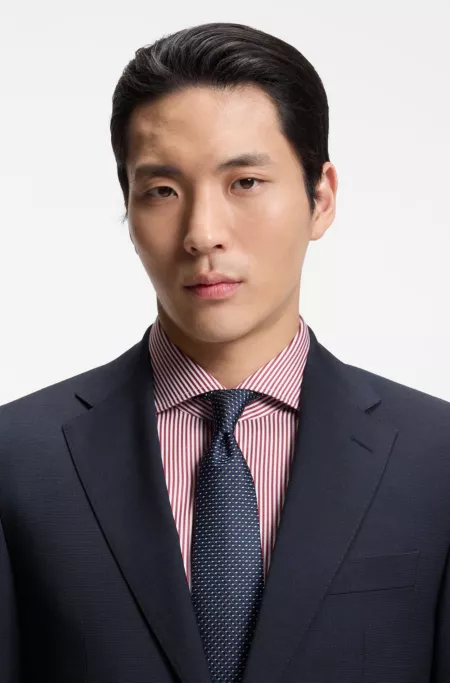 Regular-Fit Zweiteiler aus Schurwolle