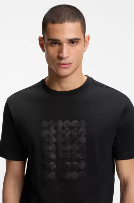 Relaxed-fit T-shirt in interlock cotton