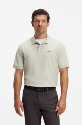 Active quick-dry polo shirt, Light Beige