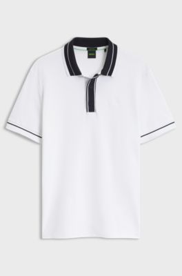 Paddy polo shirt in cotton, White