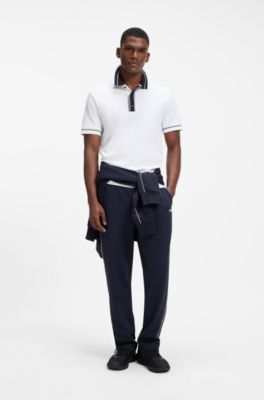 Paddy polo shirt in cotton, White