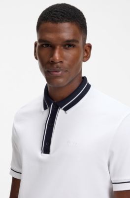 Paddy polo in cotone, Bianco