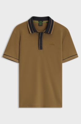 Paddy polo in cotone, Marrone
