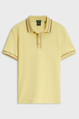 Paddy polo in cotone, Giallo