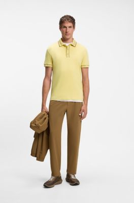 Paddy polo in cotone, Giallo