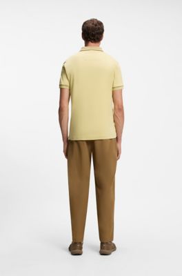 Paddy polo shirt in cotton, Yellow