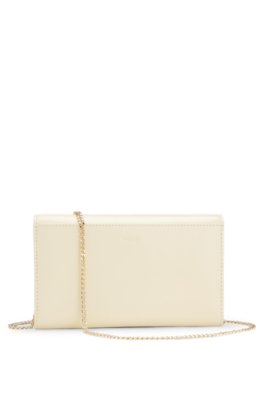 Boss Leather clutch bag with Double B monogram hardware kuvertväskor dam – bild 3